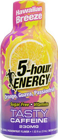 5 Hour Energy Shot Drink Hawaiian Breeze Flavor