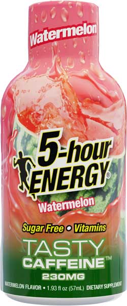 5 Hour Energy Drink Watermelon Flavor